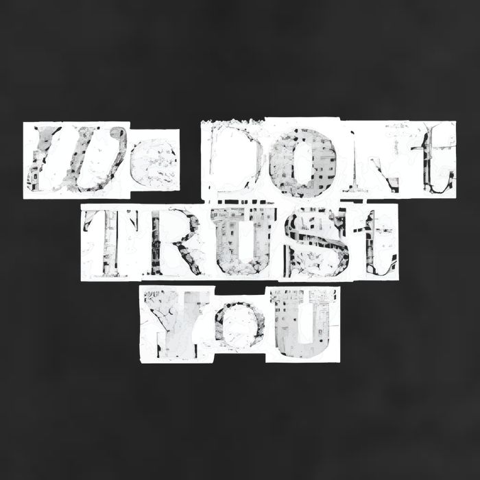 We Dont Trust You Wdty Ransom Adult Drive Performance Visor