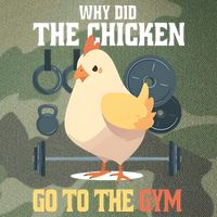 Why Did The Chicken Go To The Gym Funny Chicken Gymer Legacy Tie Dye Trucker Hat
