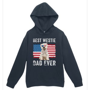 Westie Dad Usa American Flag Dog Lover Owner Westie Funny Urban Pullover Hoodie