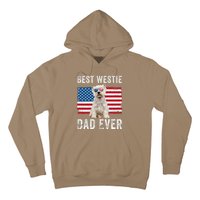 Westie Dad Usa American Flag Dog Lover Owner Westie Funny Hoodie