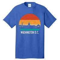 Washington D.C. USA Retro Vintage Sunset Skyline Tall T-Shirt