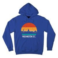 Washington D.C. USA Retro Vintage Sunset Skyline Tall Hoodie