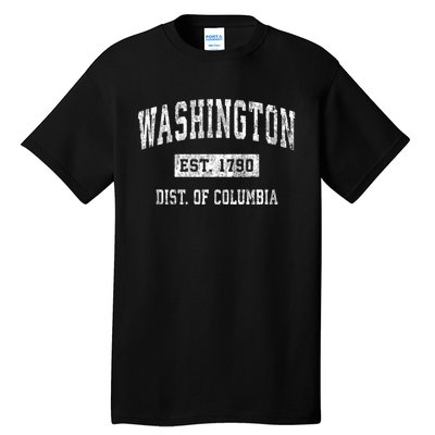 Washington Dc Vintage Sports Tall T-Shirt