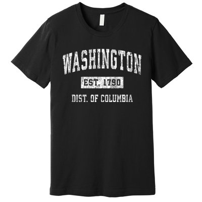 Washington Dc Vintage Sports Premium T-Shirt