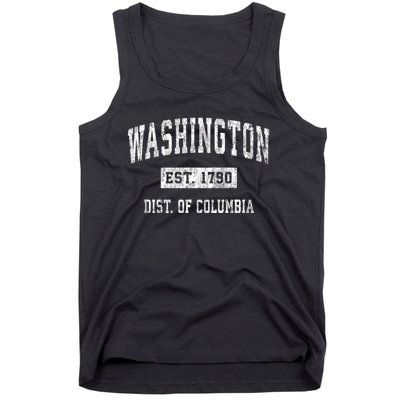 Washington Dc Vintage Sports Tank Top