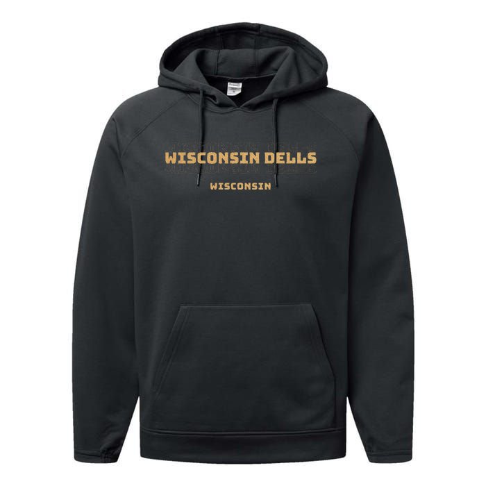 Wisconsin Dells Wisconsin Performance Fleece Hoodie