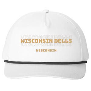 Wisconsin Dells Wisconsin Snapback Five-Panel Rope Hat