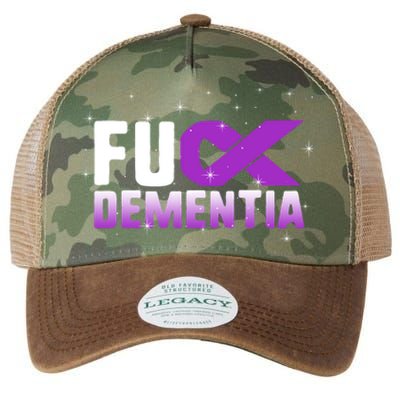 WFuck Detia Warrior Support Alzheimer's Awareness Ribbon Great Gift Legacy Tie Dye Trucker Hat