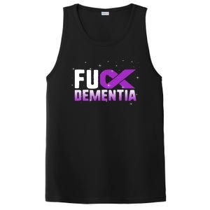 WFuck Detia Warrior Support Alzheimer's Awareness Ribbon Great Gift PosiCharge Competitor Tank