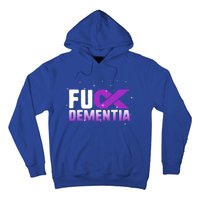 WFuck Detia Warrior Support Alzheimer's Awareness Ribbon Great Gift Hoodie