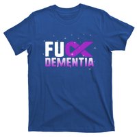 WFuck Detia Warrior Support Alzheimer's Awareness Ribbon Great Gift T-Shirt