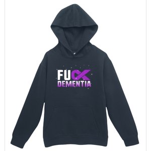 WFuck Detia Warrior Support Alzheimer's Awareness Ribbon Great Gift Urban Pullover Hoodie