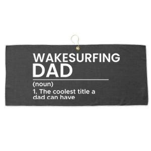 Wakesurfing Dad Wakeboard Wakeboarding Wakesurf Surf Board Great Gift Large Microfiber Waffle Golf Towel