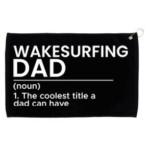 Wakesurfing Dad Wakeboard Wakeboarding Wakesurf Surf Board Great Gift Grommeted Golf Towel