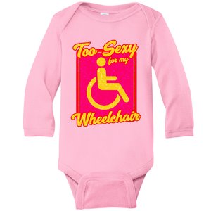 Wheelchair Disability Baby Long Sleeve Bodysuit