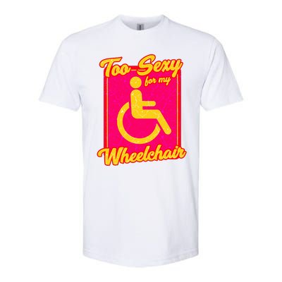 Wheelchair Disability Softstyle CVC T-Shirt