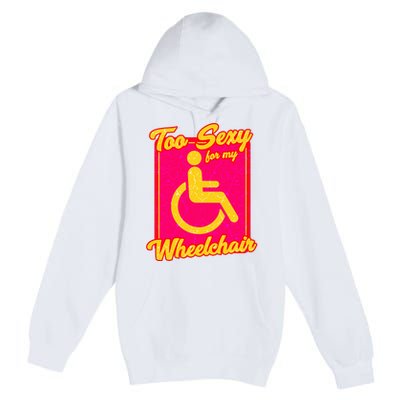 Wheelchair Disability Premium Pullover Hoodie