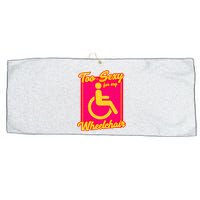 Wheelchair Disability Large Microfiber Waffle Golf Towel