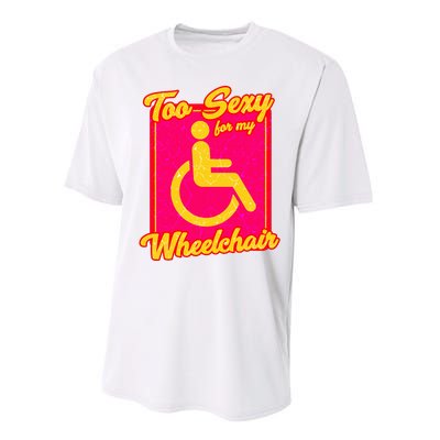 Wheelchair Disability Performance Sprint T-Shirt