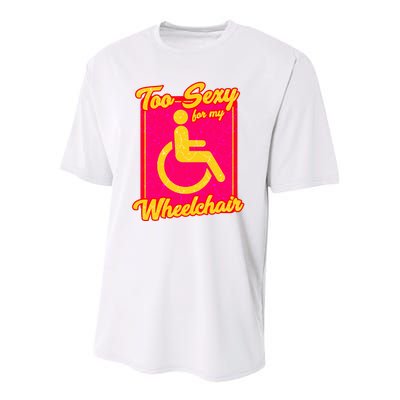 Wheelchair Disability Youth Performance Sprint T-Shirt