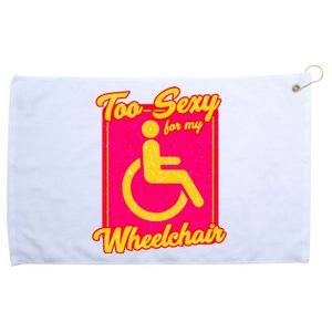 Wheelchair Disability Grommeted Golf Towel