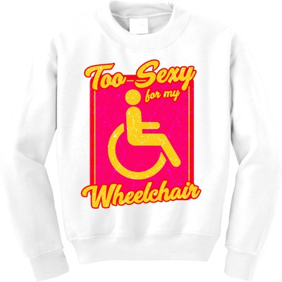 Wheelchair Disability Kids Sweatshirt