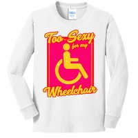 Wheelchair Disability Kids Long Sleeve Shirt