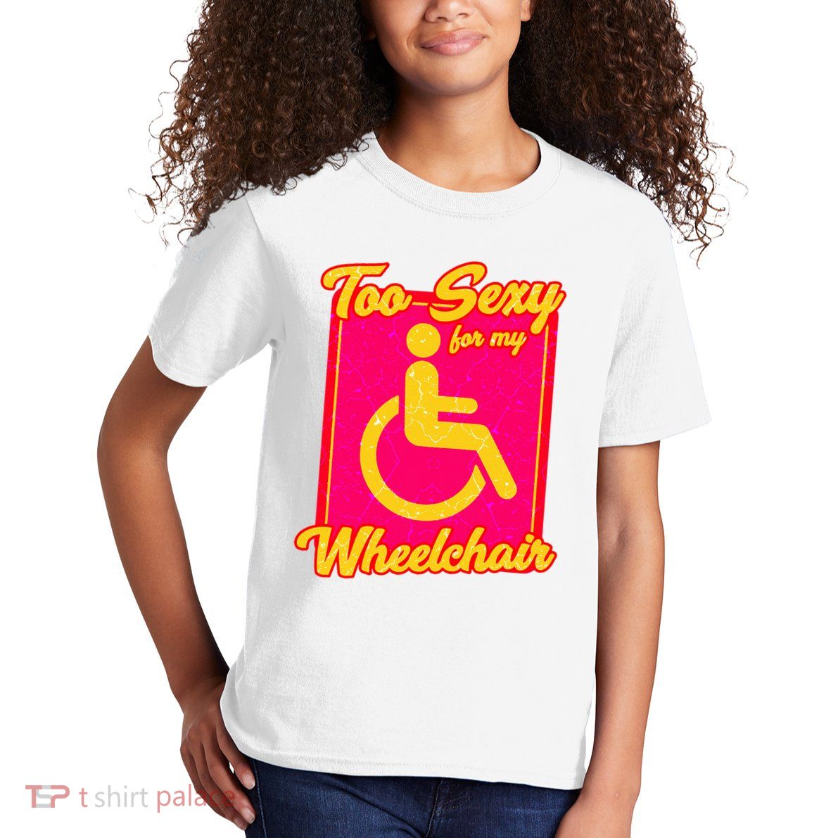 Wheelchair Disability Kids T-Shirt