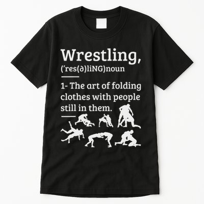Wrestling Definition Wrestler Tall T-Shirt