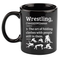 Wrestling Definition Wrestler 11oz C Handle Ceramic Mug