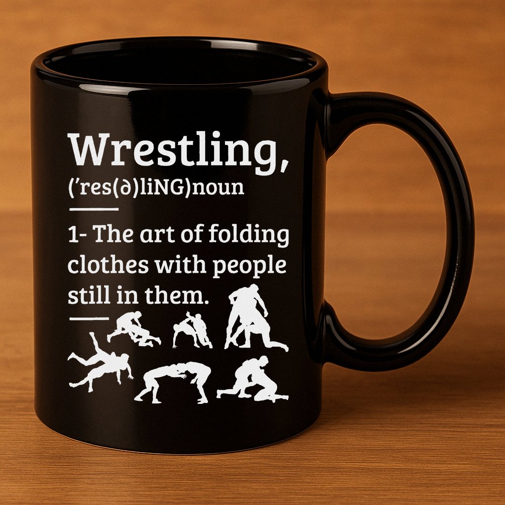Wrestling Definition Wrestler 11oz C Handle Ceramic Mug