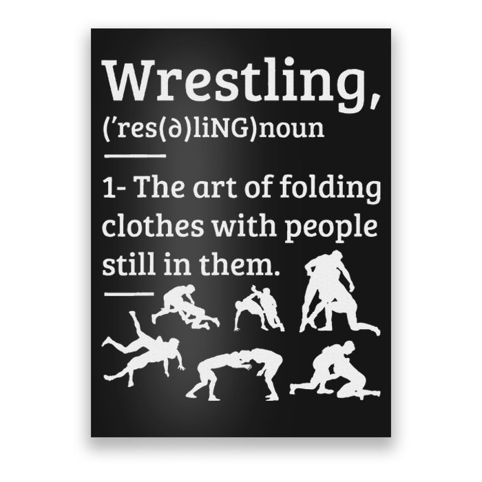 Wrestling Definition Wrestler Poster