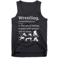 Wrestling Definition Wrestler Tank Top