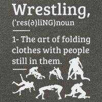 Wrestling Definition Wrestler Cotton Canvas Backpack