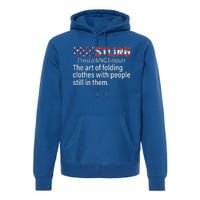 Wrestling Definition Premium Hoodie