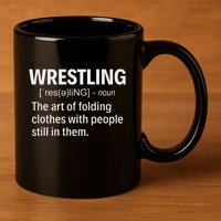 Wrestling Definition 11oz C Handle Ceramic Mug