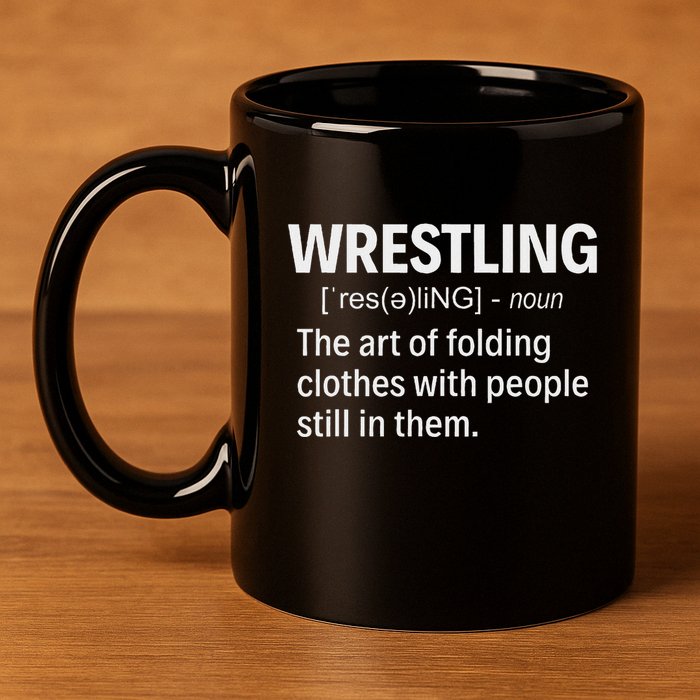 Wrestling Definition 11oz C Handle Ceramic Mug