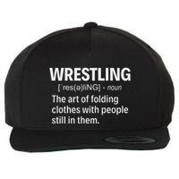 Wrestling Definition Wool Snapback Cap
