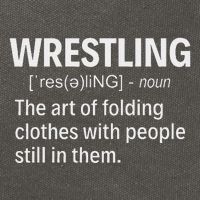 Wrestling Definition Cotton Canvas Backpack