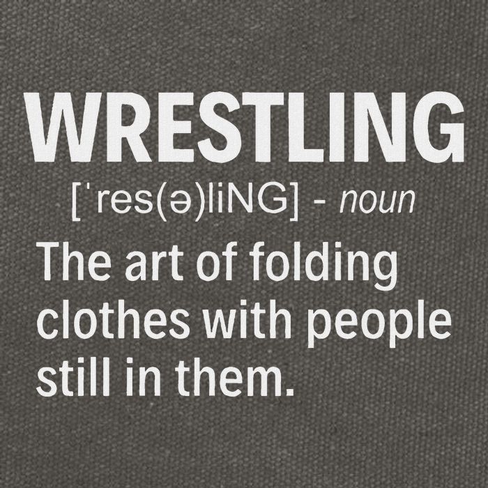 Wrestling Definition Cotton Canvas Backpack