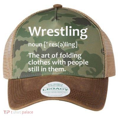Wrestling Design Wrestlers Legacy Tie Dye Trucker Hat