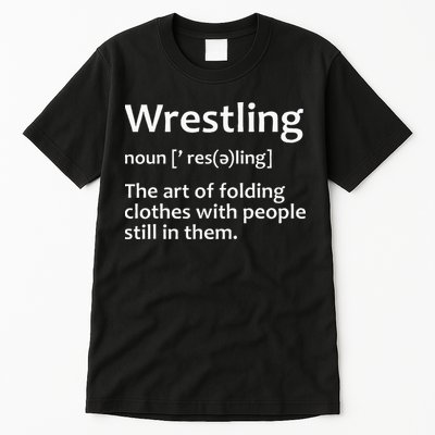 Wrestling Design Wrestlers Tall T-Shirt