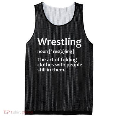 Wrestling Design Wrestlers Mesh Reversible Basketball Jersey Tank