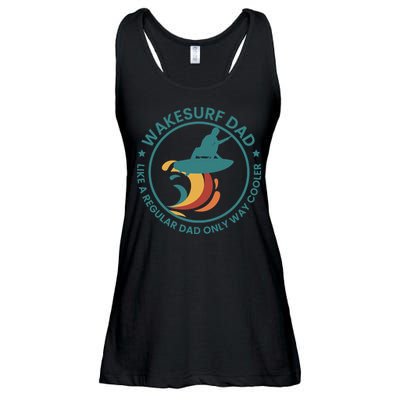 Wakesurf Dad Wakeboard Wakeboarding Wakeboarder Surfing Ladies Essential Flowy Tank