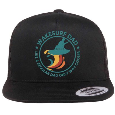 Wakesurf Dad Wakeboard Wakeboarding Wakeboarder Surfing Flatbill Hat