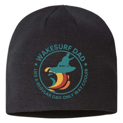 Wakesurf Dad Wakeboard Wakeboarding Wakeboarder Surfing Sustainable Beanie