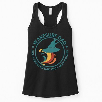 Wakesurf Dad Wakeboard Wakeboarding Wakeboarder Surfing Womens Tank Top