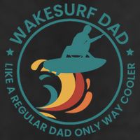 Wakesurf Dad Wakeboard Wakeboarding Wakeboarder Surfing Golf Towel