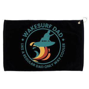 Wakesurf Dad Wakeboard Wakeboarding Wakeboarder Surfing Grommeted Golf Towel