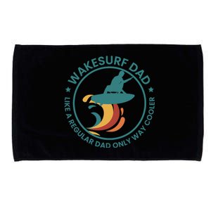 Wakesurf Dad Wakeboard Wakeboarding Wakeboarder Surfing Microfiber Hand Towel